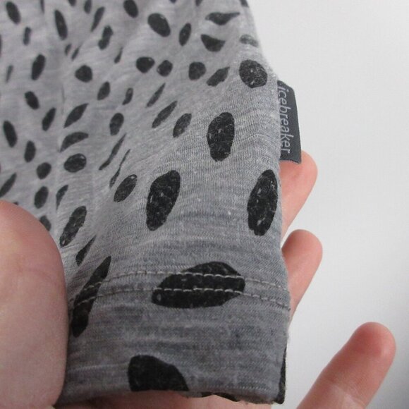 Icebreaker Tech Lite II Women 100% Wool Base Layer T Shirt Short Sleeve Gray XS - Picture 7 of 10